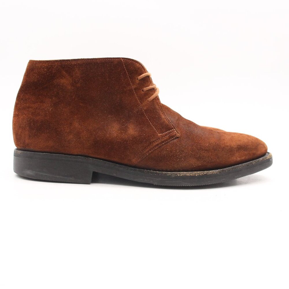 JOHN LOBB  Brown Suede Leather Chukka Boots Men's UK 7.5